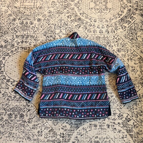 Vintage Adini Indian Block Print Quilted Jacket - Picture 2 of 3